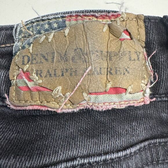 Women's Black Distressed Jeans - Picture 4 of 8